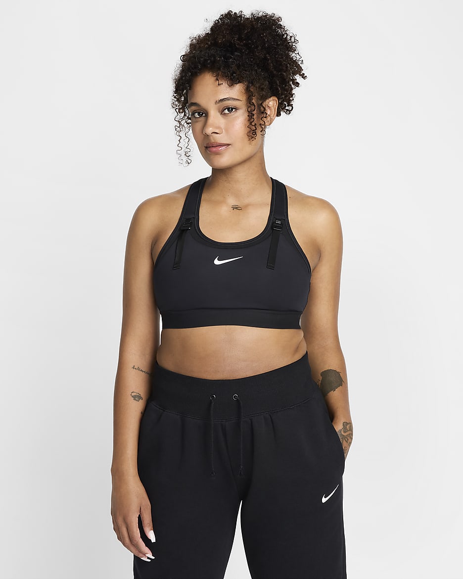 Nike bra swoosh hotsell